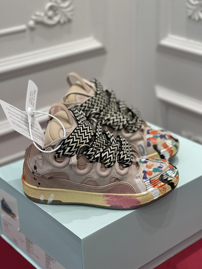 lanvin curb sneaker