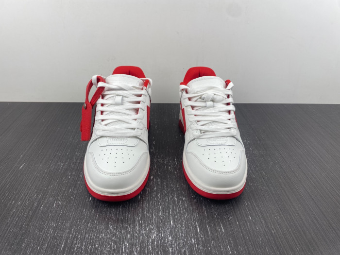 ofw out of office low-top leather sneakers 23061002