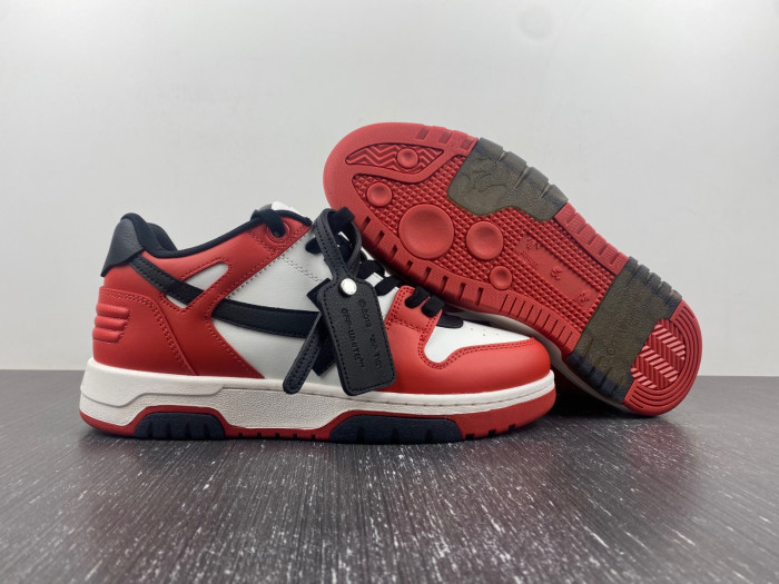 ofw out of office low-top leather sneakers 23061301