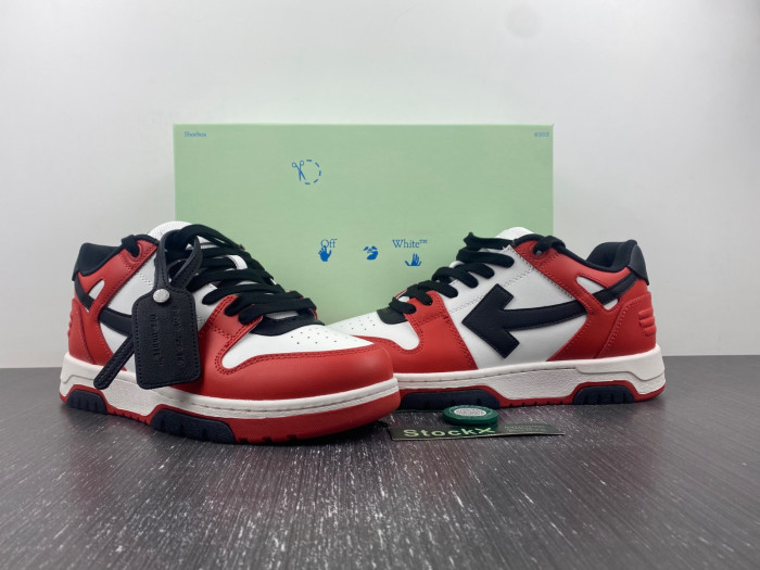 ofw out of office low-top leather sneakers 23061301