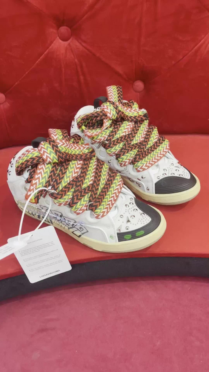 lanvin curb sneaker