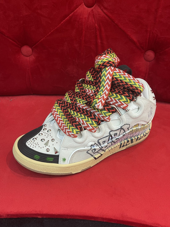 lanvin curb sneaker