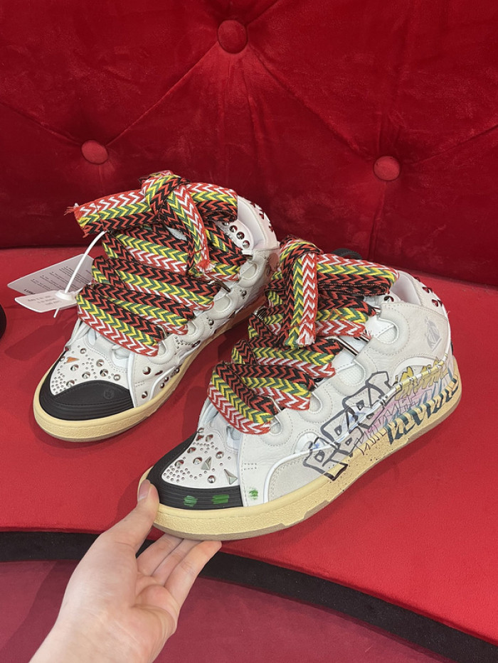 lanvin curb sneaker