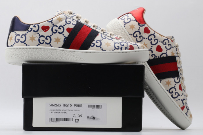gi ace embroidered low-top sneaker
