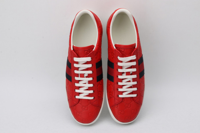 gi ace embroidered low-top sneaker