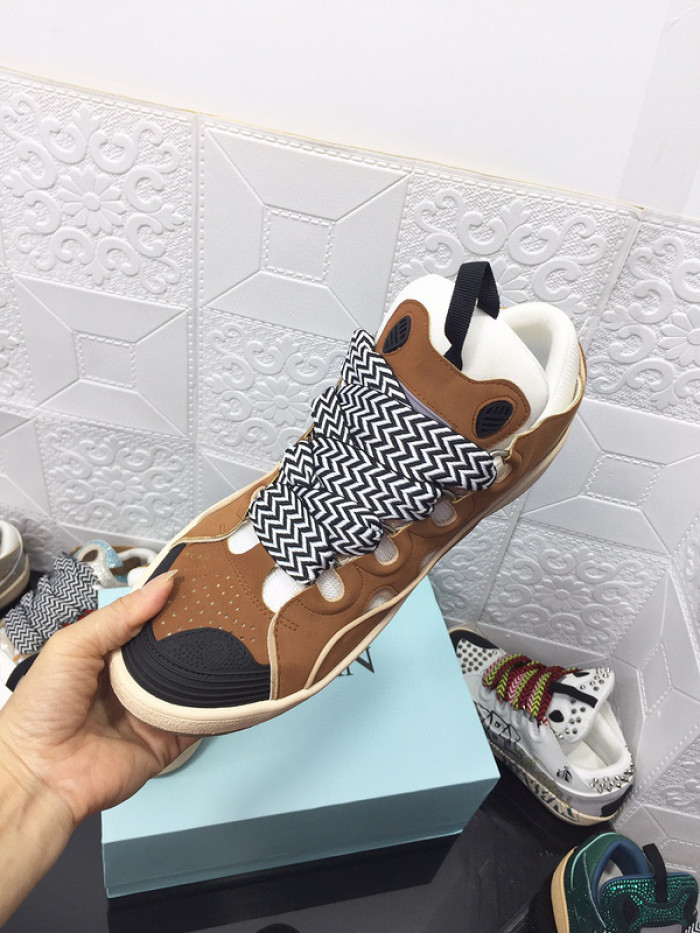 lanvin curb sneaker