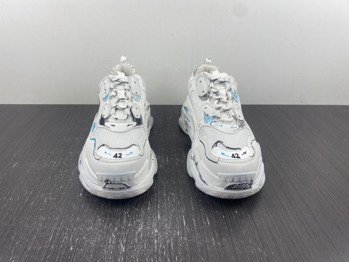 bl triple s trainers sneakers 536737 w3srb 9014