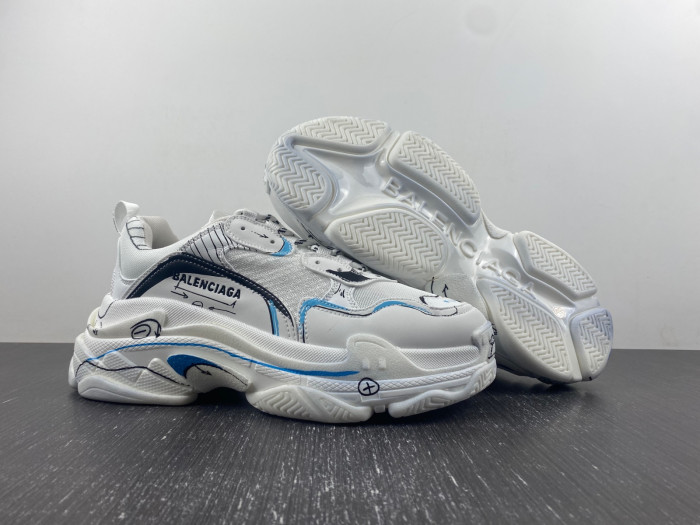 bl triple s trainers sneakers 536737 w3srb 9014
