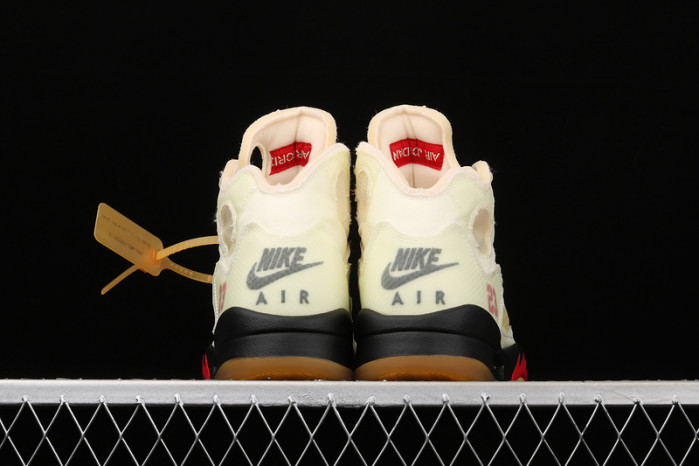 ofw x air jordan 5 “sail” dh8565-100