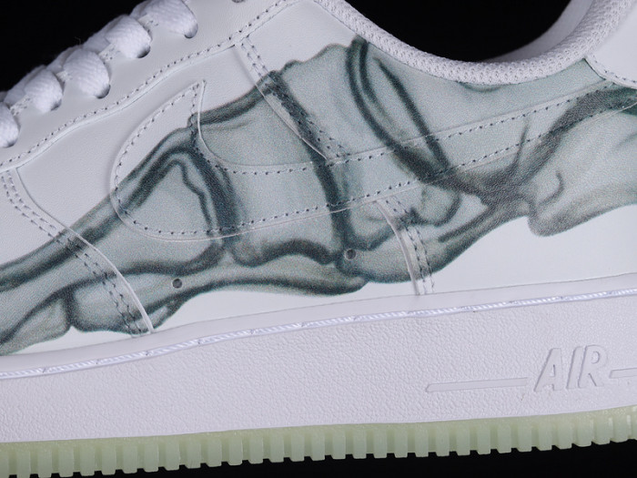 nike air force 1 low skeleton halloween bq7541-100