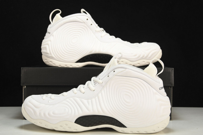 nike air foamposite one comme des garcons homme plus white dj7952-100