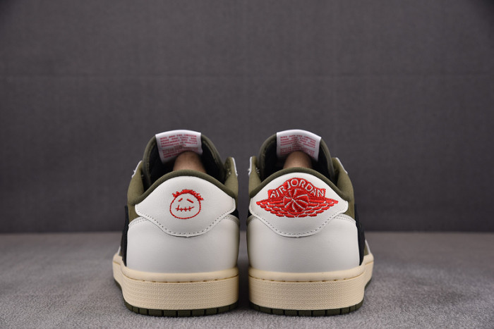 travis scott x air jordan 1 low og “medium olive” dm7866-200