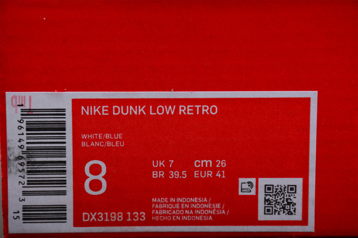 nike sb dunk low se sail dark marina blue dx3198-133